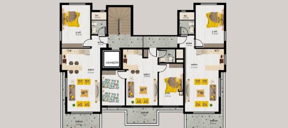Ático de 2 habitaciónes en Avsallar, Turkey No. 29828 18