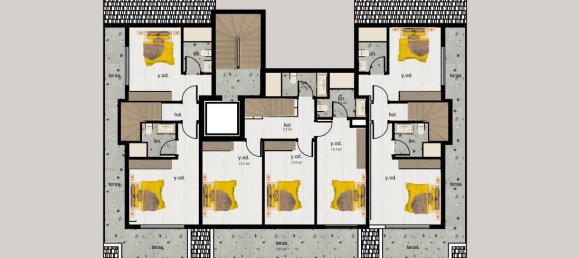 Ático de 2 habitaciónes en Avsallar, Turkey No. 29828 19