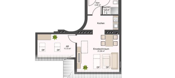 2 rooms Apartment in Margareten, Austria No. 86426 10