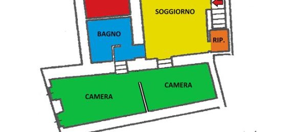 Apartamento de 4 divisões em Sanremo, Italy N.º 121715 37