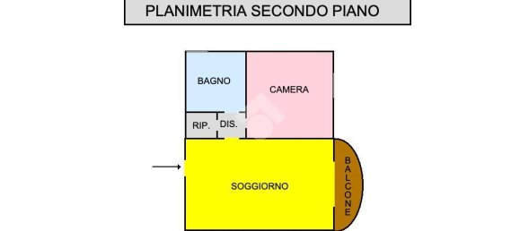 Apartamento de 2 divisões em Reggio Emilia, Italy N.º 232349 35