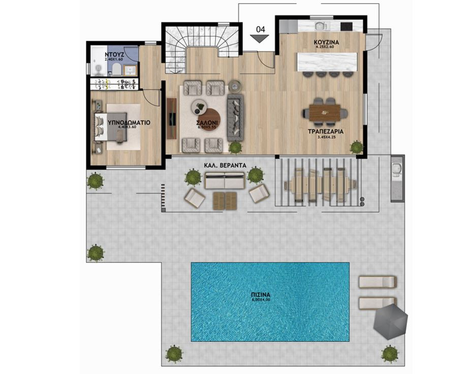 3 bedrooms House in Pegeia, Cyprus No. 9685