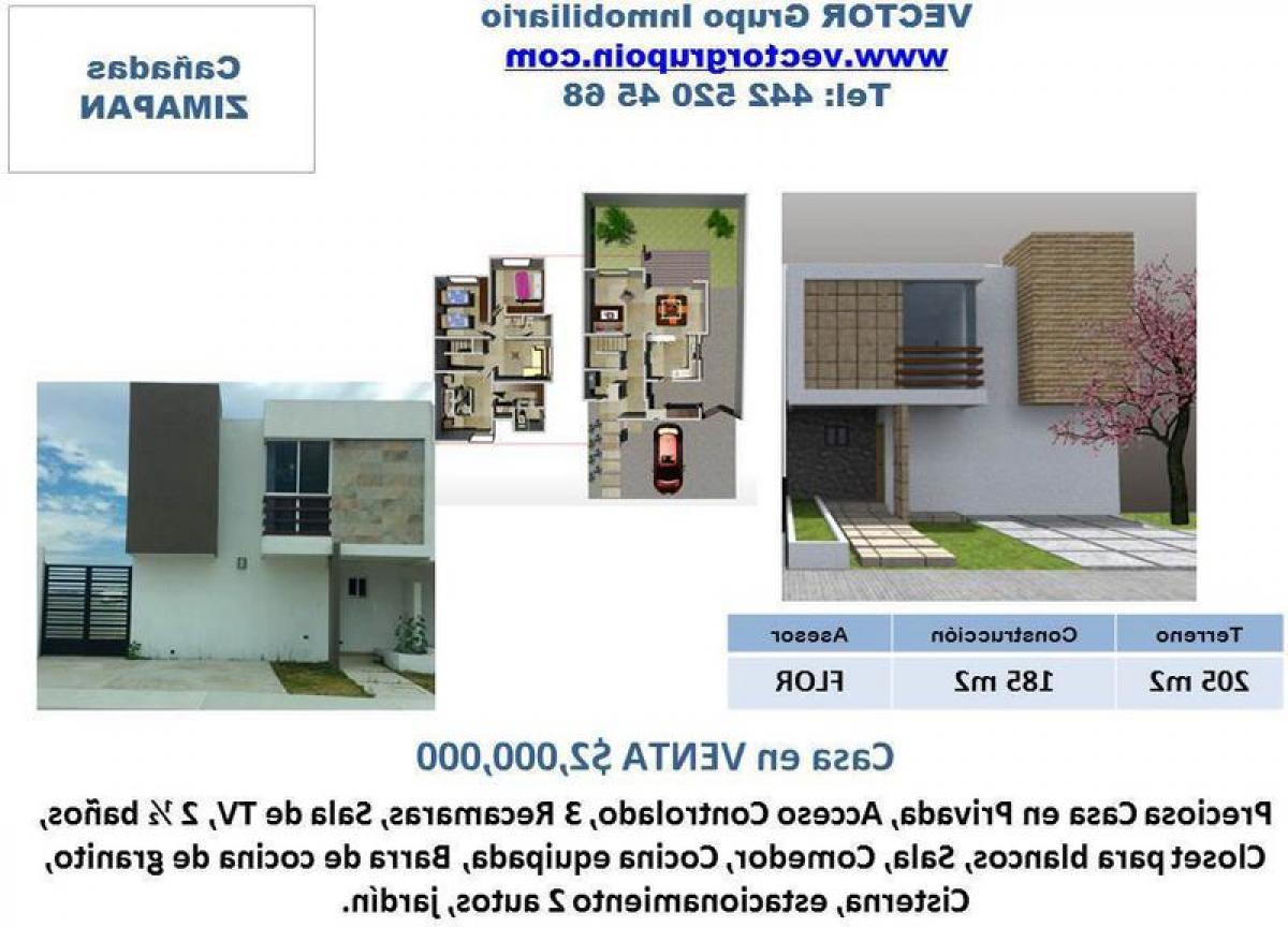Дом с 3 спальнями в Керетаро, Мексика № 157266