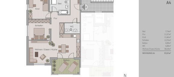 2 bedrooms Apartment in Straubing, Germany No. 114615 5