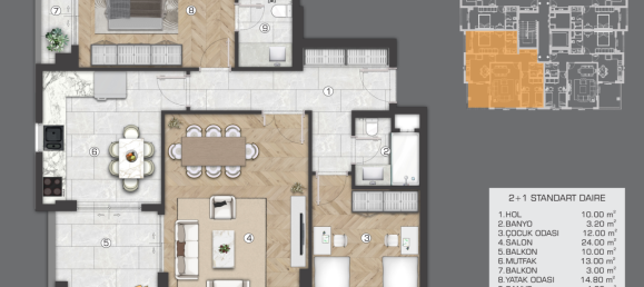 Apartment 2+1 in Gazipasa, Turkey No. 22808 11