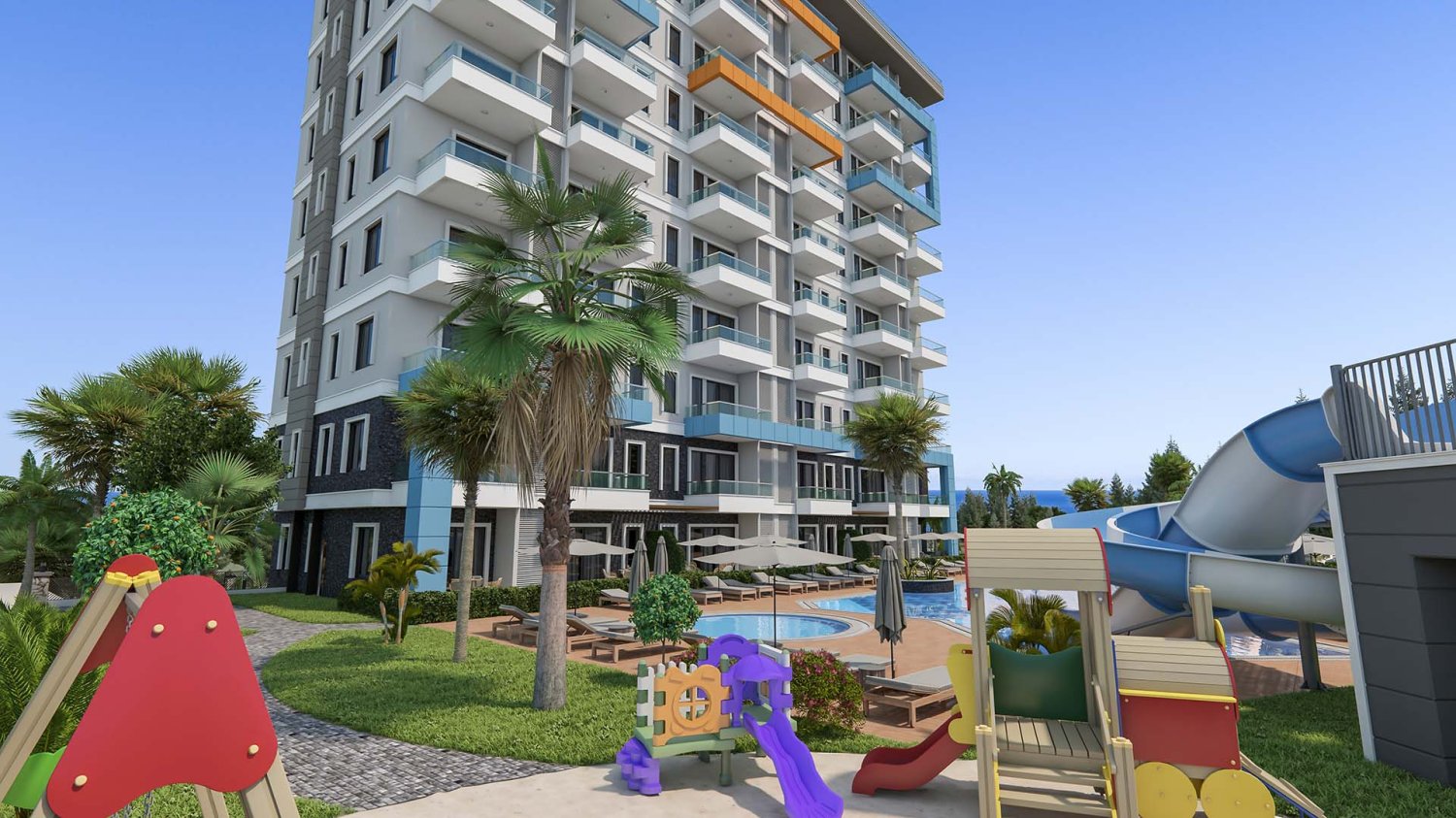 Apartment 1+1 in Vista, Alanya, Turkey No. 34534