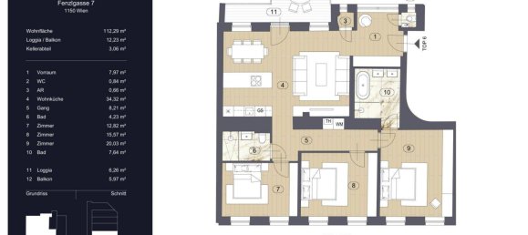 6 rooms Apartment in Rudolfsheim-Funfhaus, Austria No. 243243 5