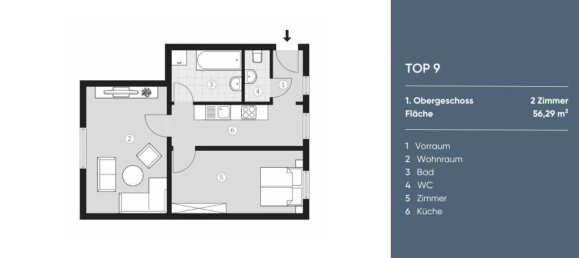 2-Zimmer Wohnung in Wieden, Austria, Nr. 258084 21