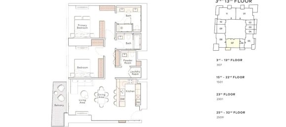 3 Schlafzimmer Wohnung in Jumeirah Lake Towers, UAE, Nr. 99566 17