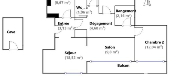 Apartamento de 2 dormitorios en Fleury-les-Aubrais, France No. 159397 4