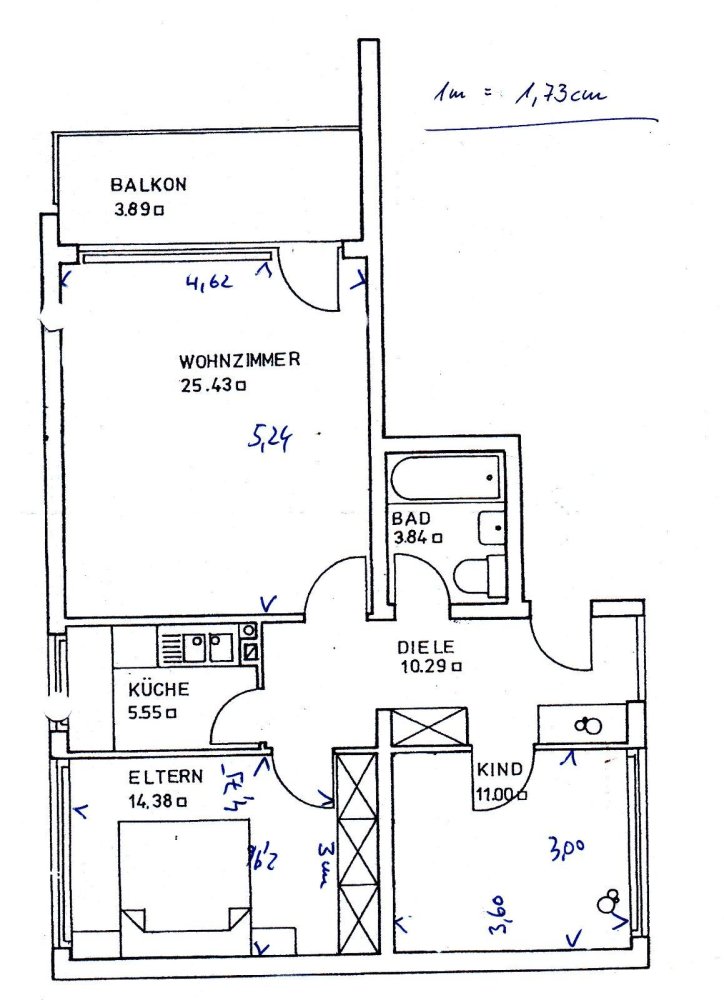 3-Zimmer Wohnung in Rheingau-Taunus, Germany, Nr. 305461