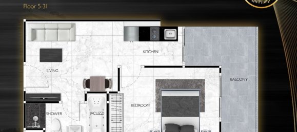 1 Schlafzimmer Eigentumswohnung in Pattaya, Thailand, Nr. 20028 2