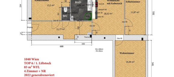 4-Zimmer Wohnung in Wieden, Austria, Nr. 257610 17