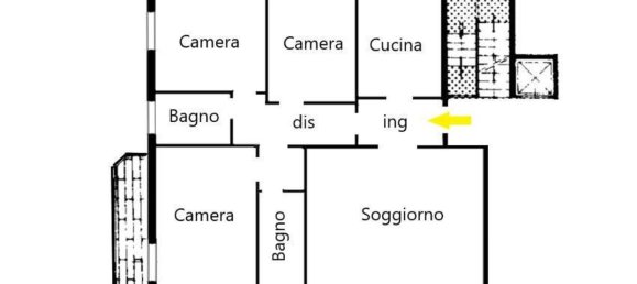 4 rooms Apartment in Garbagnate Milanese, Italy No. 259093 31