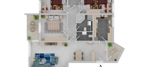 3 bedrooms Apartment in Wolfsburg, Germany No. 243716 6