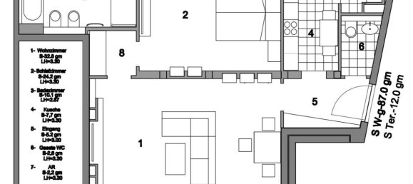Apartamento T1 em Tiergarten, Germany N.º 223545 24