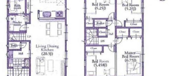 3 غرف نوم منزل في Saitama, Japan رقم 1342 2