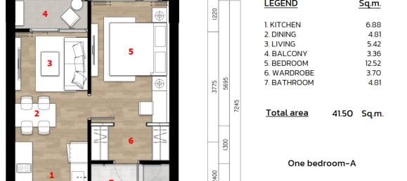 1 bedroom Condo in Bang Tao, Thailand No. 6069 4