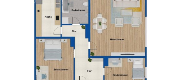 3 rooms Apartment in Augsburg, Germany No. 363616 14