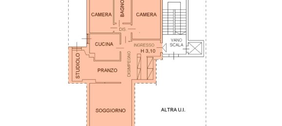 4 rooms Apartment in Novara, Italy No. 99734 6