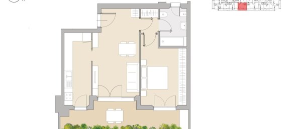 2-Zimmer Wohnung in Sesto San Giovanni, Italy, Nr. 52796 9