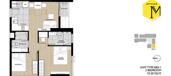 Studio in the Condo in Bangkok, Thailand No. 2239 15