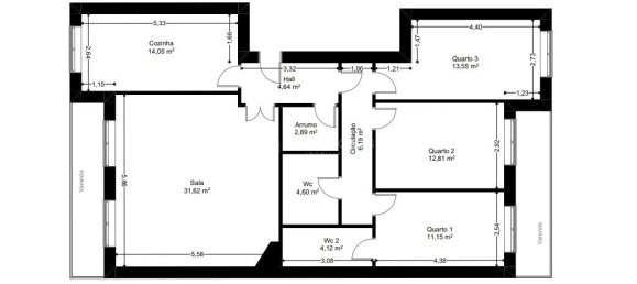 3 Schlafzimmer Wohnung in Braga, Portugal, Nr. 224308 25