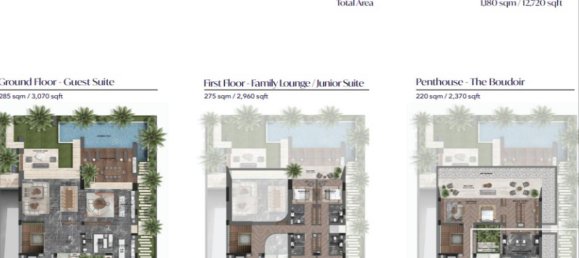 6 غرف نوم فيلا في Tilal Al Ghaf, UAE رقم 112184 11