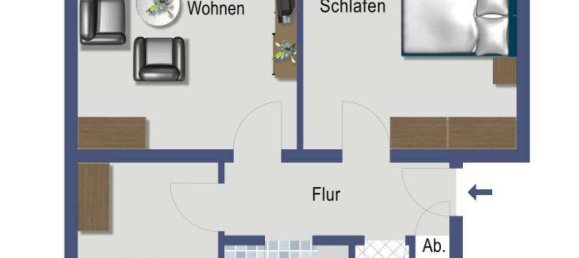 2 غرف نوم شقة في Duisburg, Germany رقم 107271 2