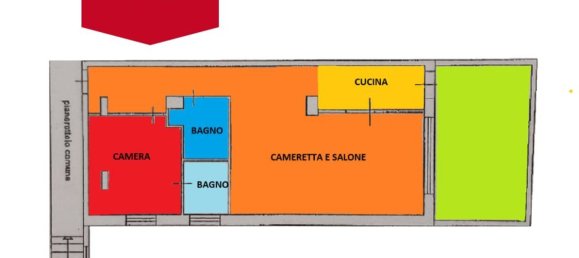 Apartamento de 2 divisões em Salerno, Italy N.º 120115 2