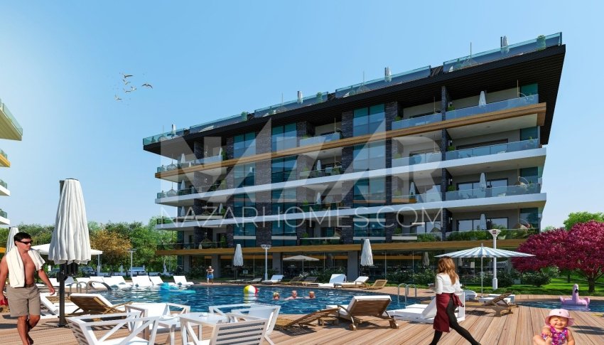 Apartamento de 1+1 en Alanya, Turkey No. 14384