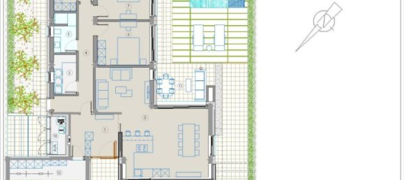 Вилла с 3 спальнями в Сан-Хавьер, Испания № 288621 29