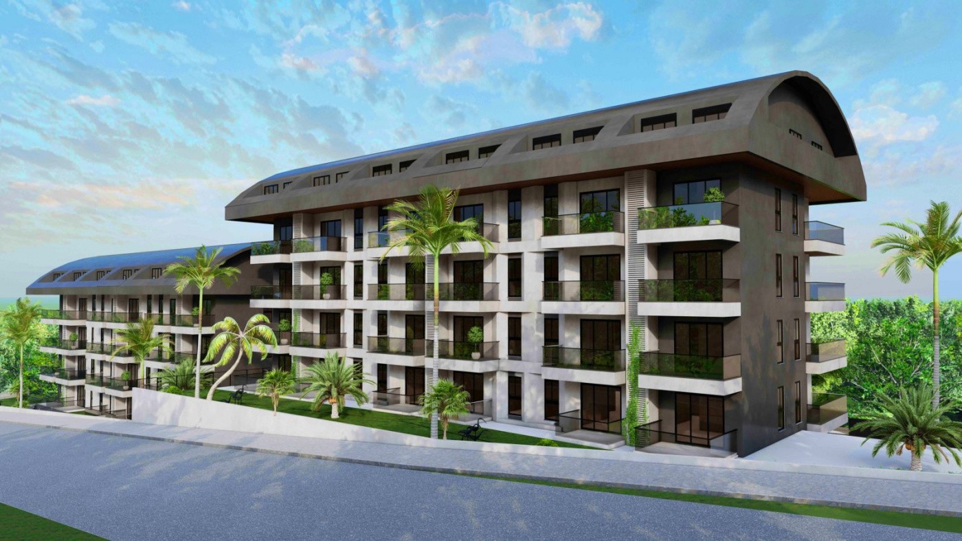 Apartamento 1+1 em Konakli, Turkey N.º 31284