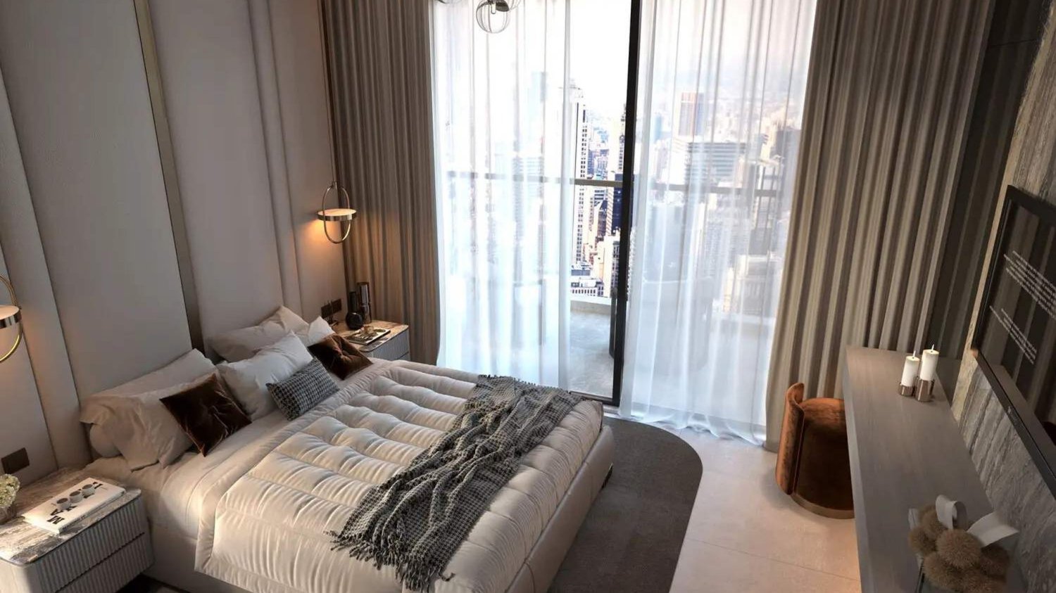 Apartamento T1 em Al Satwa, UAE N.º 187371