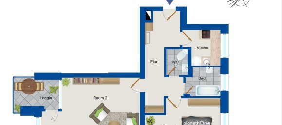 Apartamento de 2 habitaciónes en Steglitz, Germany No. 93713 10