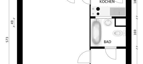 Studio in Reinickendorf, Germany, Nr. 38308 13