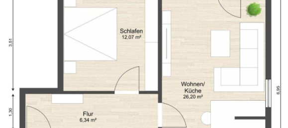 Apartamento T1 em Helmstedt, Germany N.º 129349 39