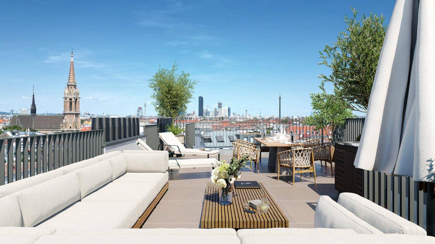 2 rooms Penthouse in Vienna, Austria No. 182972