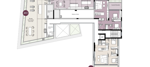 2 غرف نوم بانتهاوس في Germasogeia, Cyprus رقم 12118 3