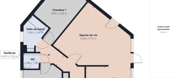 Квартира с 2 спальнями в Эжанен, Франция № 58328 11