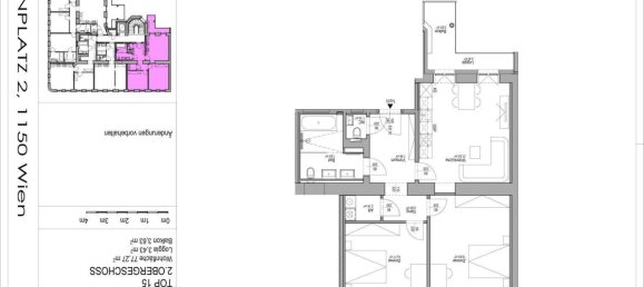 3 rooms Apartment in Rudolfsheim-Funfhaus, Austria No. 180782 18