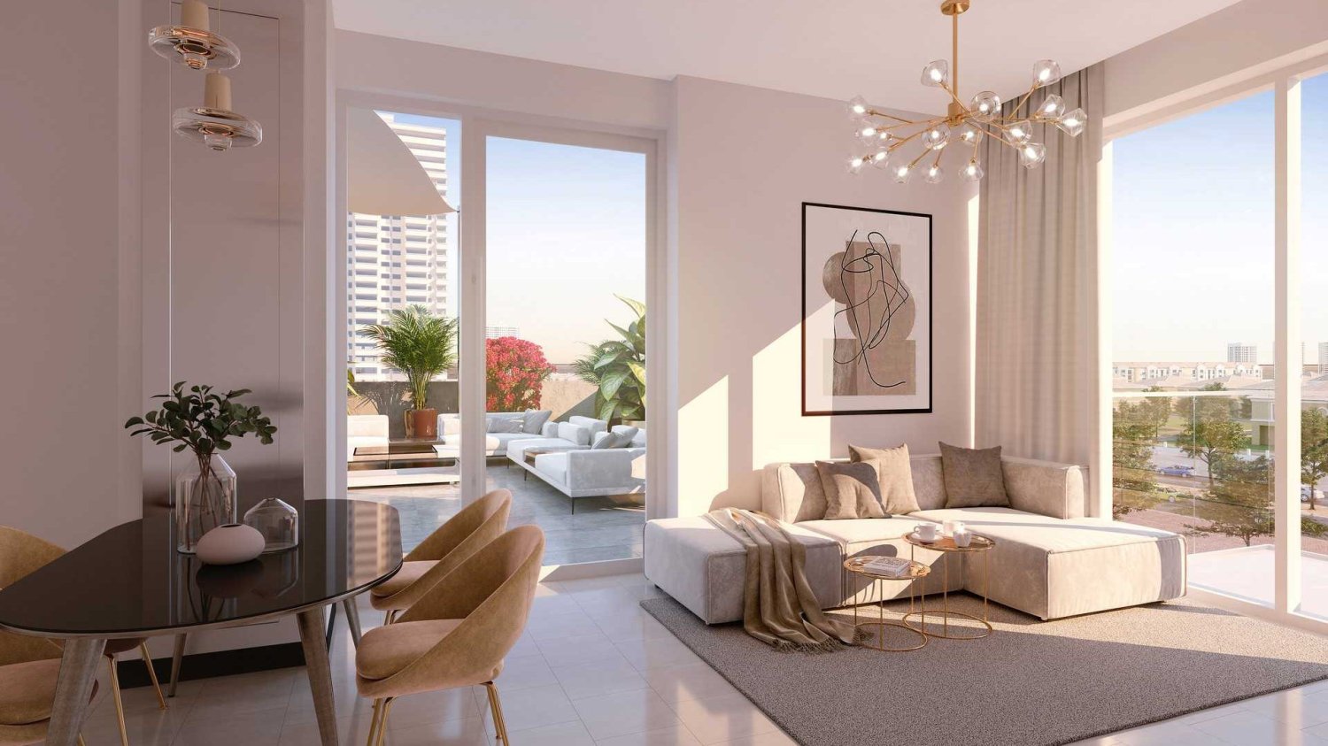 Apartamento T2 em BEACH OASIS 2, Dubai Studio City, UAE N.º 62591