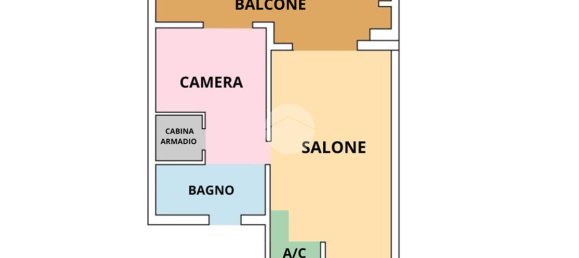 2-Zimmer Wohnung in Rome, Italy, Nr. 9218 5