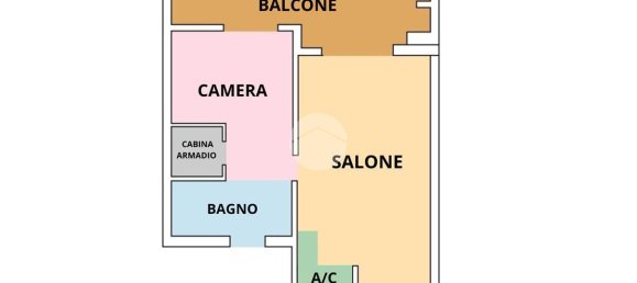 2-Zimmer Wohnung in Rome, Italy, Nr. 9218 6