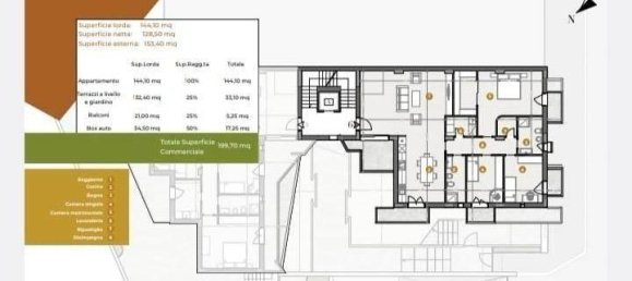 4غرفة شقة في San Vitaliano, Italy رقم 105369 3