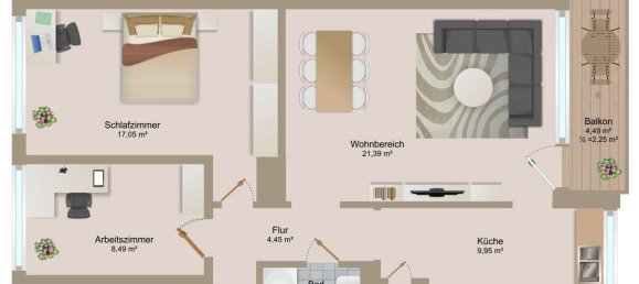 2 bedrooms Apartment in Bremen, Germany No. 322702 24