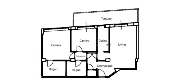 3 rooms Apartment in Rome, Italy No. 155560 27