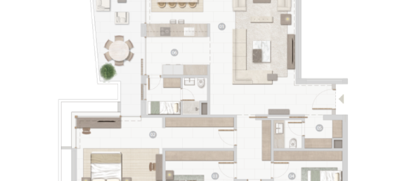 Apartamento T1 em Al Zorah, UAE N.º 121425 10