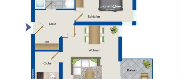 2-Zimmer Wohnung in Potsdam, Germany, Nr. 111123 5