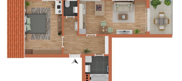 Apartamento de 2 divisões em Stuttgart, Germany N.º 220641 10